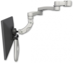 ICW UL560I-P15-A2-QG Inverted Ultra 560 LCD mount for a 1.5" pole with a 20" double-arm, Quartz Grey