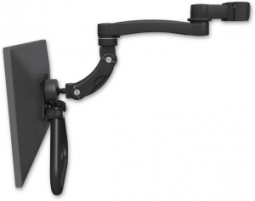 ICW UL560I-P17-A1-WB Inverted Ultra 560 LCD mount for a 1.75" pole with an 11" arm, Writable Black
