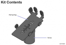 NCR 7360-K431 Kit, Verifone P400 Pin Pad Mount