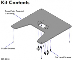 NCR 7372-K103 Kit - Mid-Size Baseplate, Kiosk Only