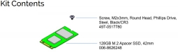 NCR 7703-K241 Kit - M.2 SSD, 128GB