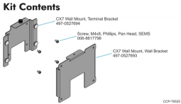 NCR 7772-K320 Kit - CX Flush Wall Mount Bracket