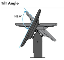 NCR 7772-K400 Pole Mount for the NCR CX7 All-in-One POS (7772) or NCR CX5 All-in-One POS (7773)