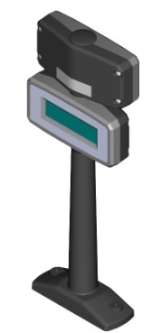 NCR 7896-K813 Dual Head Pole Display Kilograms