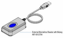 NCR 9700-0005-7761 NCR External Biometrics Reader with Biokey for 7745/7761, USB