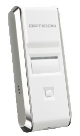 Opticon OPN3102I-01 2D CMOS Imager BlueTooth Companion Barcode Scanner, White, Supports Apple iOS