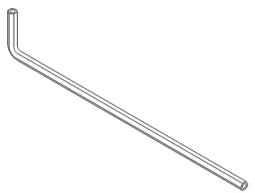 Peerless 560-9646 4MM Security Allen Wrench