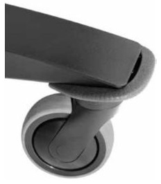 Peerless ACC979 SmartMount SR Cart Caster Accessory Kit