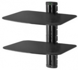 Peerless ESHV30 Dual AV Wall Shelf with Glass