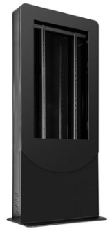 Peerless KIPC2565 65 Inch Peerless KIPC2565 Portrait Digital Signage Kiosk Enclosure, Black