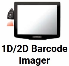 Pioneer 49B-B1-CM5602U2 2D Imager, Wide Angle, USB-A, Black, Left Mount with Bracket, no Slider