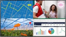 Planar URP49-T 500 NIT Brightness, 24X7 Reliability, Landscape and Portrait, Speakers, 50 PCAP Touch