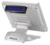 Posiflex PD2608UE011 Customer Display 2x20 VBFD, USB, Rear Mount