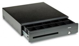 Posiflex CR6310B POS Cash Drawer, 16.85IN X 18.11IN X 3.94IN, Black, with Epson Printer Cable