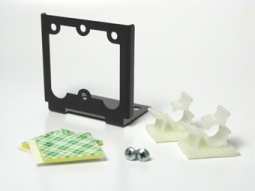 RF IDeas KT-ANGLE-CLIPS pcProx Black Angle Mounting Bracket with Clips