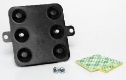 RF IDeas KT-FLAT Flat Bracket Mounting kit, pcProx, Black