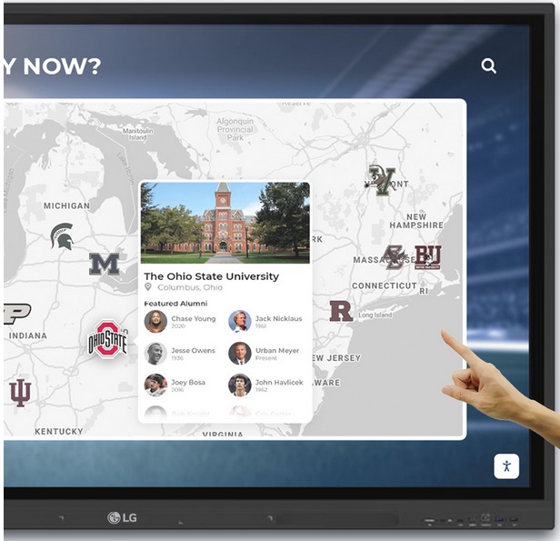 Rocket Alumni Wayfinding Kiosk Software