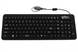Seal Shield S106G2M Seal Glow, Silicone Keyboard with Magnetic Backing - Backlit Dishwasher Safe