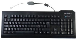 Seal Shield SSKSV208CA Medical Grade Keyboard - Dishwasher Safe - QWERTY ISO Canadian/French, Black