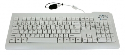 Seal Shield SSWKSV207G Washable TrueType Keyboard White Backlit