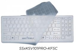 Seal Shield SSXKSV101PRO-KFSC Cleanwipe Pro Key Fit Silicone Cover for Seal Shield SSXKSV101PRO