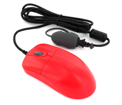 Seal Shield STM042RED Washable Mouse Scroll Wheel Red