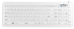 Seal Shield SW106G2M Seal Glow Waterproof Silicone Keyboard - Backlit w/Magnetic Backing