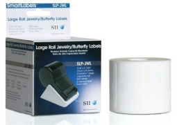 Seiko SLP-JWL SLP-JWL Jewelry Label Bulk - Butterfly Labels, White, 7/16" by 2-1/32"
