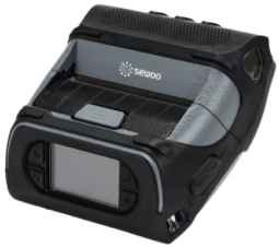 Sewoo LK-P43II P43IIBIOGY2 4-inch Mobile Rugged high-End Receipt/Label Printer, Peeler