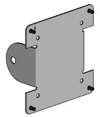 SpacePole 4118041 VESA Plate 75/100 Combined