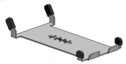 SpacePole APP101-MN AppCard Touch Screen with Card swipe MultiGrip (No Handle)