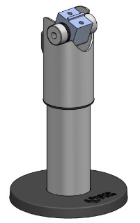 SpacePole DTP101-02 DuraTilt: 120mm Counter Mount (Black)