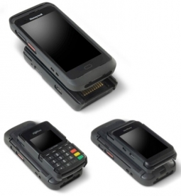 SpacePole DUO514 mPOS Sled for Honeywell CT40