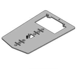 SpacePole EQU5301-MN-02 Equinox L5300 MultiGrip Plate, No Handle