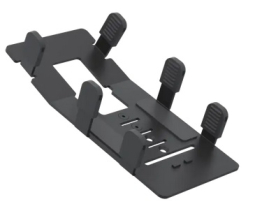 SpacePole FDC201-MN-02 Clover Flex Terminal with Dock MultiGrip for Mounting on SpacePole DuraTilt