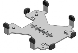 SpacePole ING700-MN-02 Ingenico LANE 7000 MultiGrip, No Handle, Color, Black