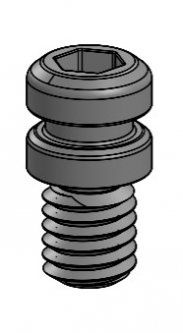 SpacePole K64918WW ClickSafe Anchor, M6X8.5MM
