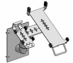 SpacePole PATSFD001-02 Wall Mounted DuraTilt with Dual MG Bracket