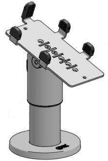 SpacePole PAX035-D-MN-02 DuraTilt Stand for PAX A35, Color, Black