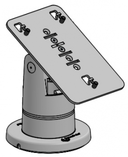 SpacePole PAX102-S-MN-02 PAX Aries 6 and 8, Stack Mount, Includes MultiGrip Plate (No Handle)