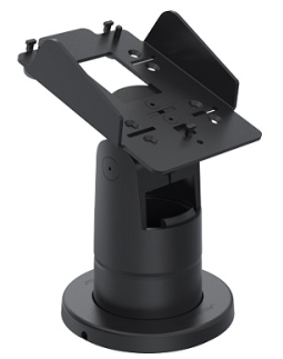 SpacePole PAX402-S-MN-02 SpacePole, Stack with MultiGrip Plate for PAX A30, Black