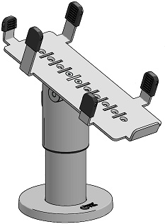 SpacePole PAX601-D-MN-02 PAX S500 DuraTilt Mount, Black