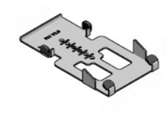 SpacePole POY202-MN-02 Poynt 61 v2 MultiGrip Plate, Black