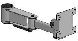 SpacePole PPC001-02 300mm Elbow Arm with VESA Plate