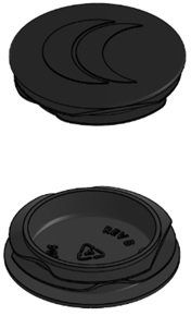 SpacePole SP2-P22104-02 Essentials: End-cap for SpacePole SP2 Poles