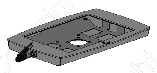 SpacePole SPAF1800-02 Tablet Enclosure (A-Frame)