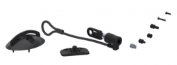 SpacePole SPCS205 ClickSafe Single Lock Straight Cable + Adhesive Anchor