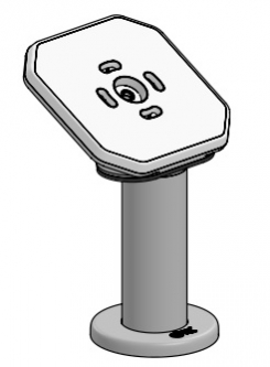 SpacePole SPDC002-US-02 TabPOS: Dock and Charge Pole Mount Only, Allows for Tilt and Rotation