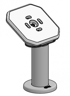 SpacePole SPDC002-US-32 TabPOS: Dock and Charge Pole Mount Only, Allows for Tilt and Rotation