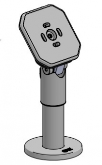 SpacePole SPDC004-US-32 TabPOS: Dock and Charge DuraTilt Mount Only, Allows for Tilt and Rotation